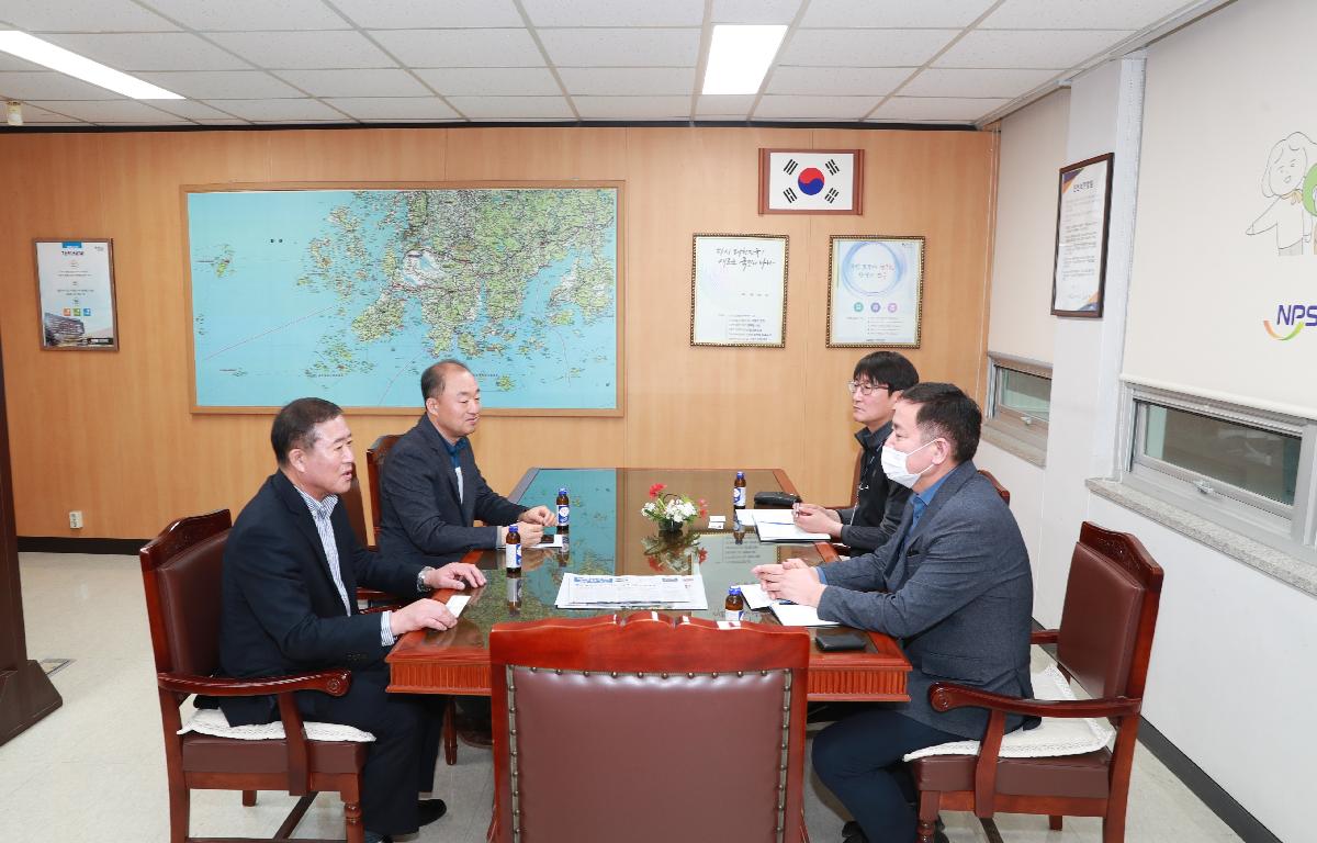 허궁희 의장 국민연금공단 완도상탐센터 폐쇄 결정에 따른 재검토 건의 방문 첨부이미지 : AC4I1202.JPG