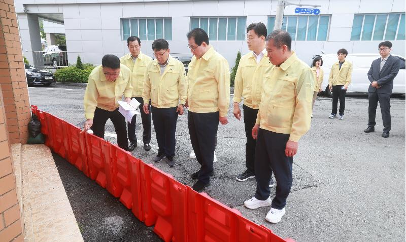 상습침수구역 사전 점검 현장 방문