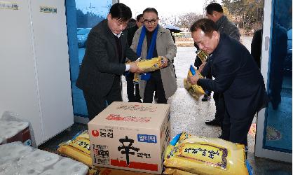 설 명절 맞이 전통시장 방문 및 노인요양시설 방문   